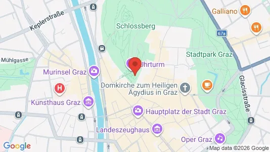 Apartments for rent i Eggersdorf bei Graz - kort over placeringen