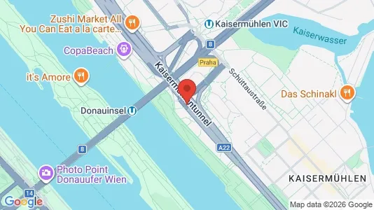Apartments for rent i Vienna Donaustadt - kort over placeringen
