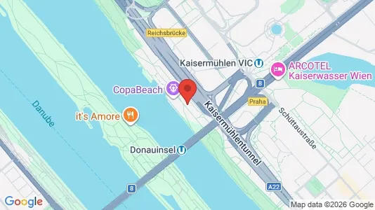 Apartments for rent i Vienna Donaustadt - kort over placeringen