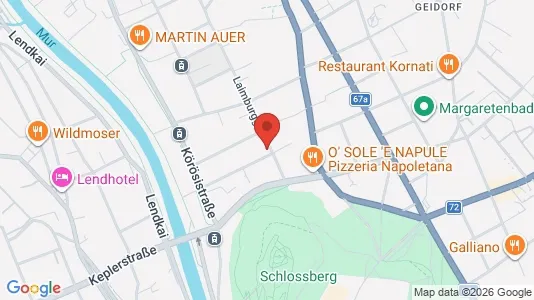 Apartments for rent i Eggersdorf bei Graz - kort over placeringen