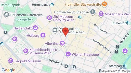 Apartments for rent i Vienna Innere Stadt - kort over placeringen
