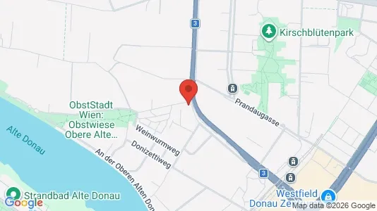 Apartments for rent i Vienna Floridsdorf - kort over placeringen