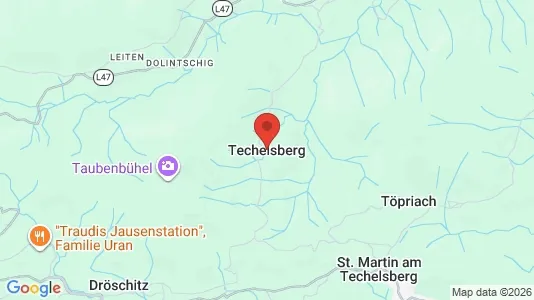 Apartments for rent i Techelsberg am Wörther See - kort over placeringen