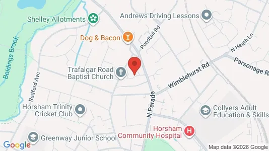 Apartments for rent i Horsham - West Sussex - kort over placeringen