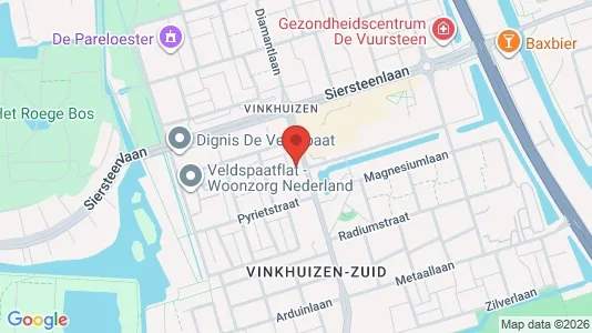 Apartments for rent i Groningen - kort over placeringen
