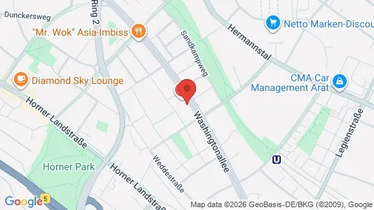 Apartments for rent i Hamburg Mitte - kort over placeringen