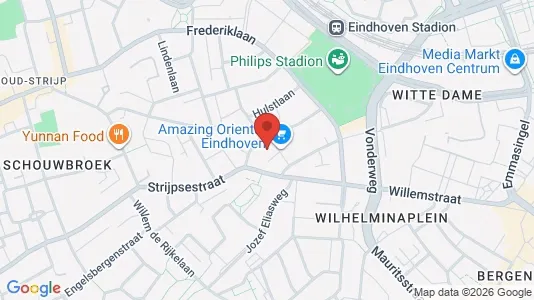 Apartments for rent i Eindhoven - kort over placeringen