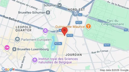 Apartments for rent i Brussels Etterbeek - kort over placeringen