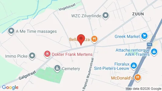 Apartments for rent i Sint-Pieters-Leeuw - kort over placeringen