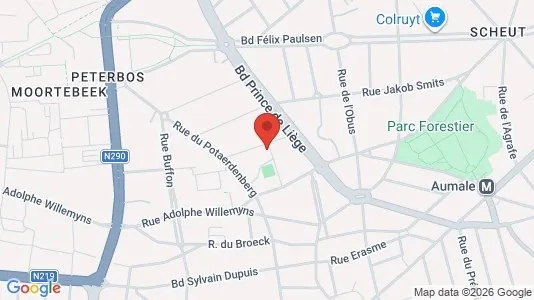 Apartments for rent i Brussels Anderlecht - kort over placeringen