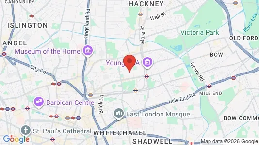 Apartments for rent i London E2 - kort over placeringen