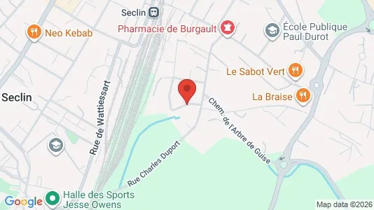 Apartments for rent i Lille - kort over placeringen