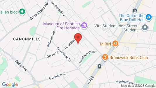 Apartments for rent i Edinburgh - Midlothian - kort over placeringen