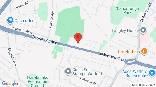 Apartments for rent i Watford - Hertfordshire - kort over placeringen