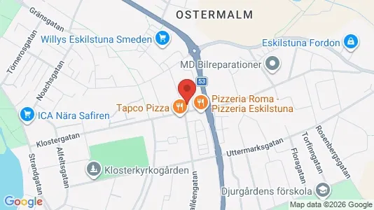 Apartments for rent i Eskilstuna - kort over placeringen