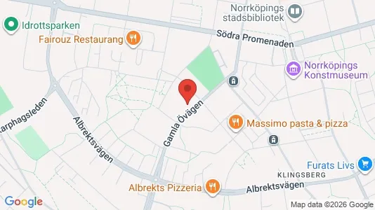 Apartments for rent i Norrköping - kort over placeringen