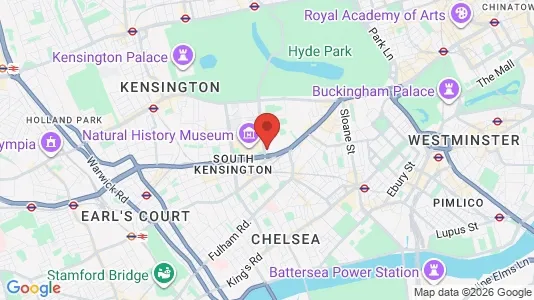 Apartments for rent i London SW7 - kort over placeringen