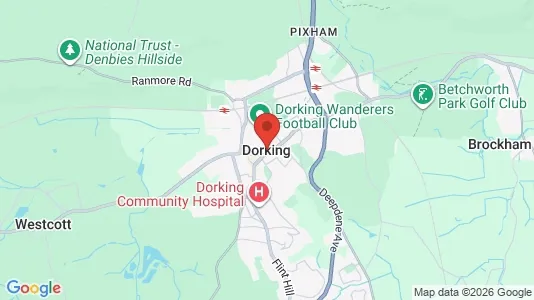 Houses for rent i Dorking - Surrey - kort over placeringen