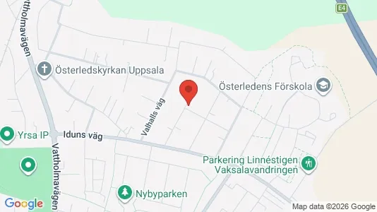 Apartments for rent i Uppsala - kort over placeringen