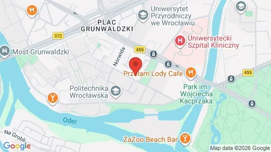Rooms for rent i Wrocław - kort over placeringen