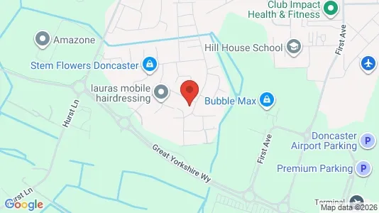 Apartments for rent i Doncaster - South Yorkshire - kort over placeringen