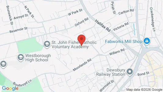 Apartments for rent i Dewsbury - West Yorkshire - kort over placeringen