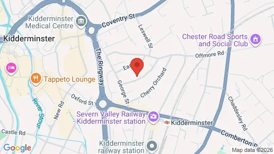 Apartments for rent i Kidderminster - Worcestershire - kort over placeringen