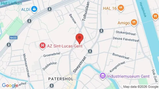 Apartments for rent i Stad Gent - kort over placeringen