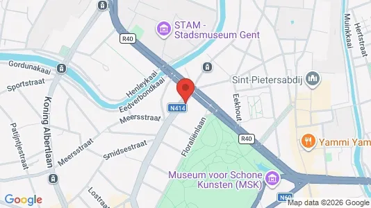 Apartments for rent i Stad Gent - kort over placeringen