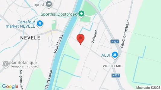 Apartments for rent i Deinze - kort over placeringen