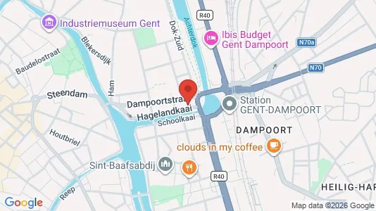 Apartments for rent i Stad Gent - kort over placeringen