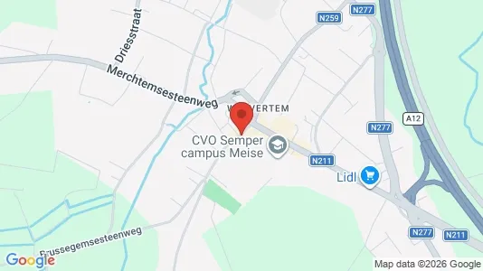 Apartments for rent i Meise - kort over placeringen