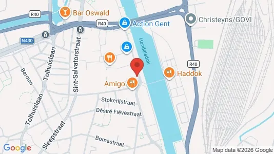 Apartments for rent i Stad Gent - kort over placeringen
