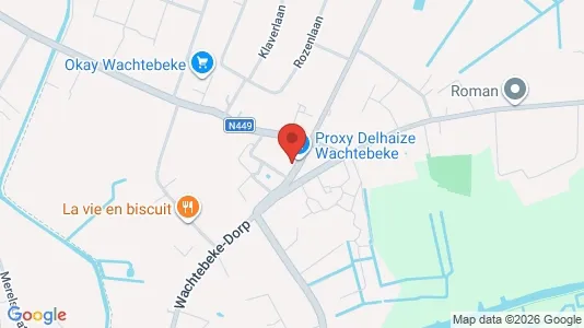 Apartments for rent i Wachtebeke - kort over placeringen