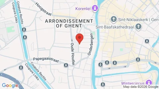 Apartments for rent i Stad Gent - kort over placeringen