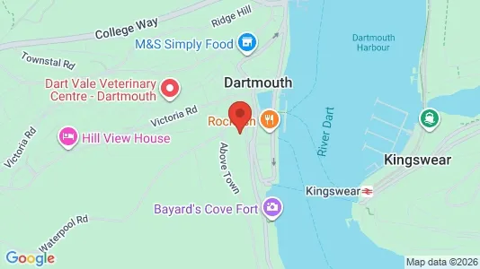 Apartments for rent i Dartmouth - Devon - kort over placeringen