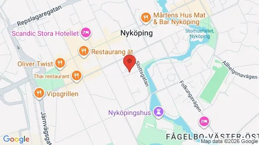 Apartments for rent i Nyköping - kort over placeringen