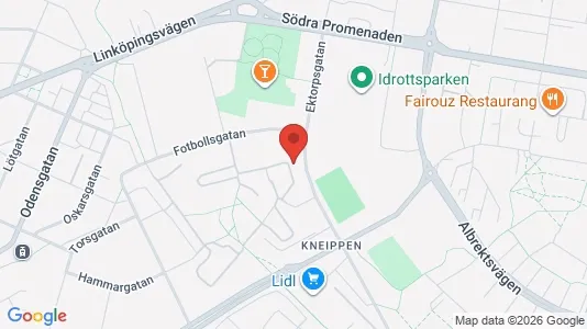 Apartments for rent i Norrköping - kort over placeringen
