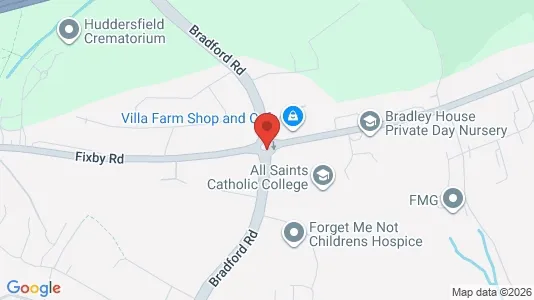 Apartments for rent i Huddersfield - West Yorkshire - kort over placeringen