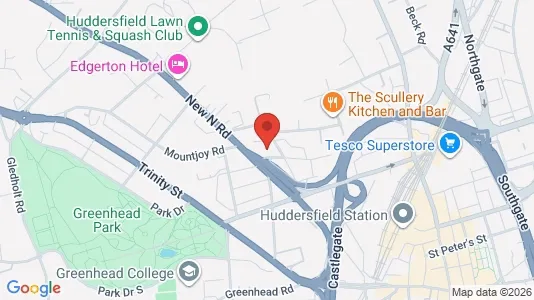 Apartments for rent i Huddersfield - West Yorkshire - kort over placeringen