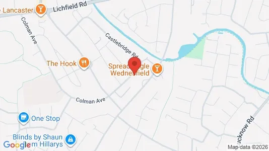 Apartments for rent i Wolverhampton - West Midlands - kort over placeringen