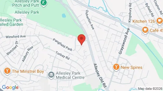 Apartments for rent i Coventry - West Midlands - kort over placeringen
