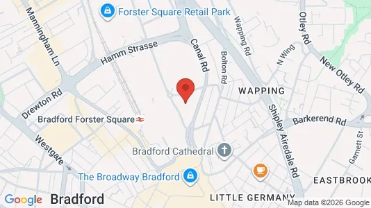 Apartments for rent i Bradford - West Yorkshire - kort over placeringen