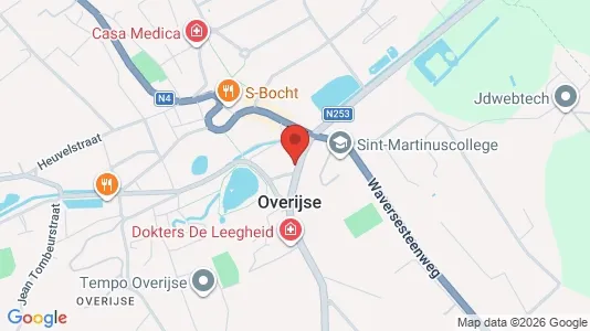Apartments for rent i Overijse - kort over placeringen