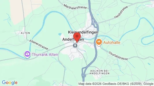 Houses for rent i Andelfingen - kort over placeringen