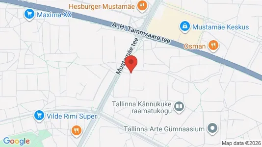 Apartments for rent i Tallinn Kesklinna - kort over placeringen