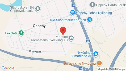Apartments for rent i Nyköping - kort over placeringen