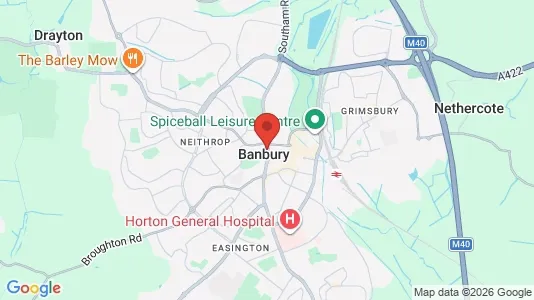 Apartments for rent i Banbury - Oxfordshire - kort over placeringen