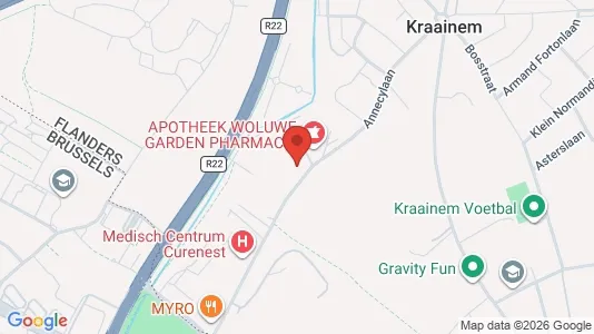 Apartments for rent i Zaventem - kort over placeringen