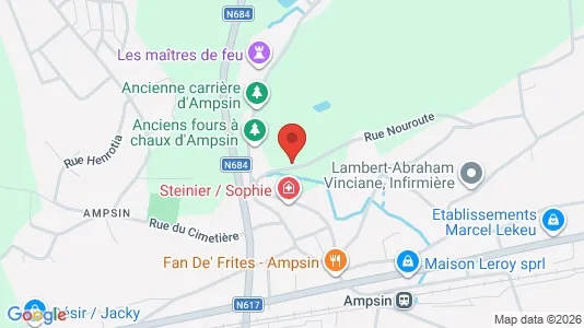 Apartments for rent i Amay - kort over placeringen
